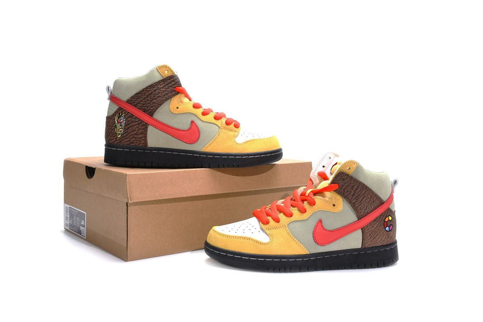 Men's Color Skates x SB Dunk High Kebab and Destroy Shoes