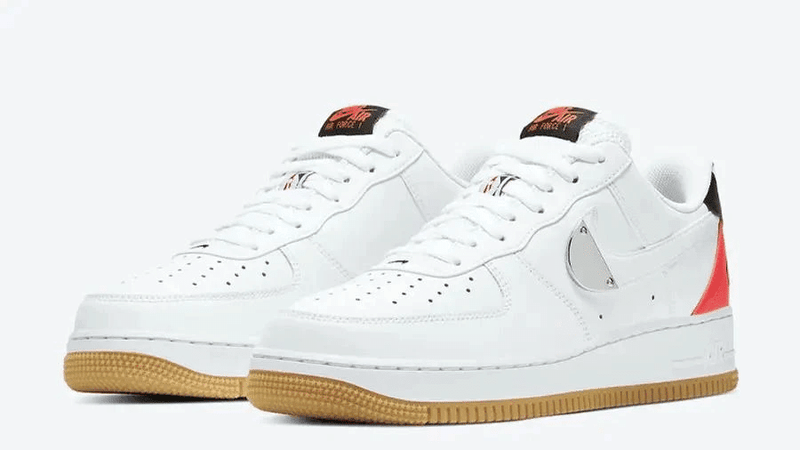 Men's Air Force 1 '07 LV8 White Crimson Gum Shoes