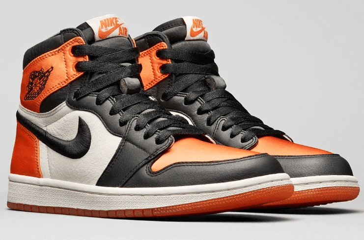 Men's Air Jordan 1 Satin Shattered Backboard Shoes