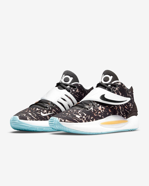 Men's KD 14 Black White Shoes