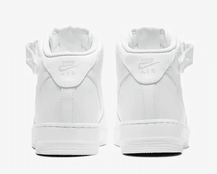 Men's Air Force 1 Mid Triple White Shoes