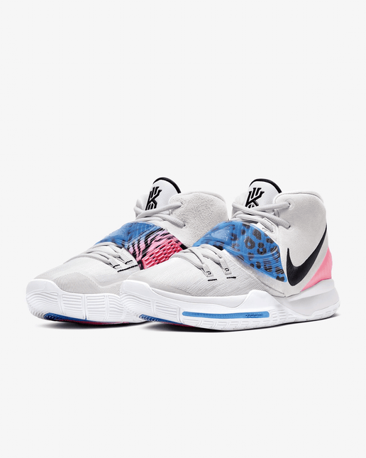 Men's Kyrie 6 Animal Print Vast Grey Shoes