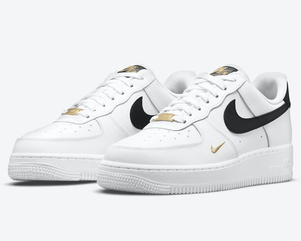 Men's Air Force 1 Gold Embroidered Shoes