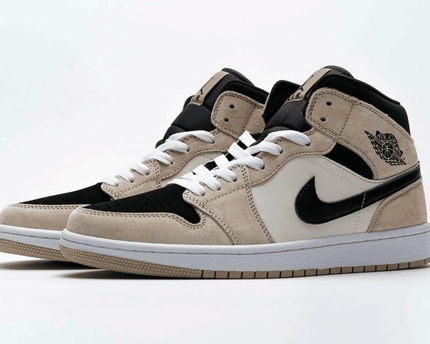 Men's Air Jordan 1 Mid Barely Orange Shoes
