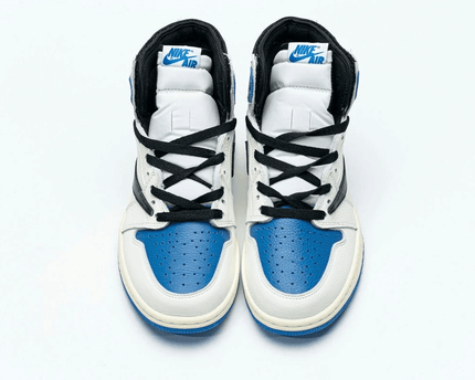 Men's Fragment x Travis Scott x Air Jordan 1 High OG Military Shoes