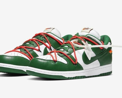 Men's Dunk Low Off White Pine Green Shoes