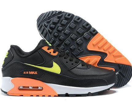 Men's Air Max 90 Black Green Orange Shoes