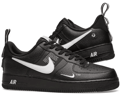 Men's Air Force 1 '07 LV8 Utility Low Black Shoes