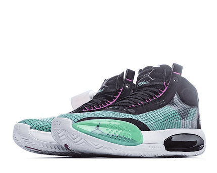 Men's Air Jordan 34 XXXIV Blue Void Green Shoes