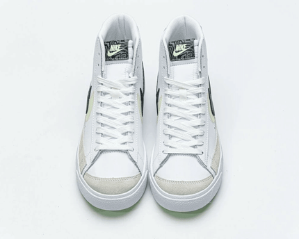 Men's Blazer Mid 77 SE GS Double Swoosh White Vapor Green Shoes