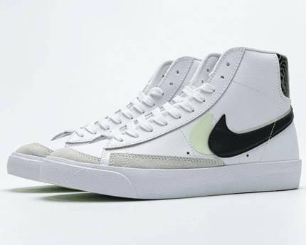 Men's Blazer Mid 77 SE GS Double Swoosh White Vapor Green Shoes