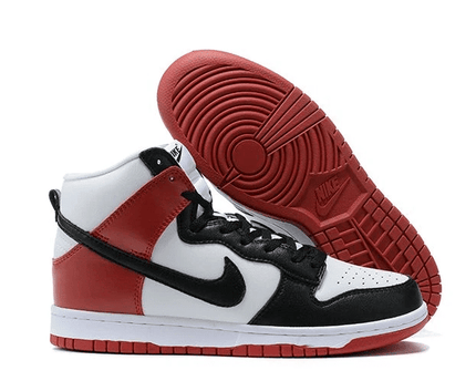 Men's SB Dunk High Red Black Shoes