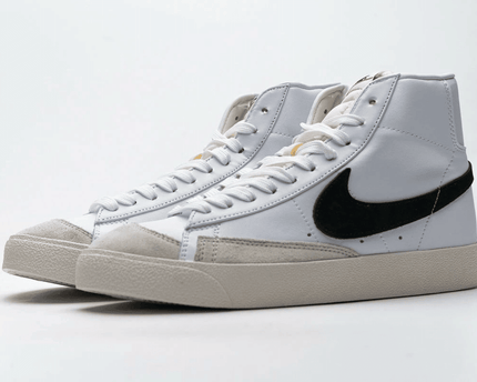 Men's Blazer Mid 77 Black White Shoes