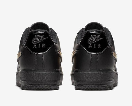 Men's Air Force 1 Low 07 Black Metallic Gold Shoes