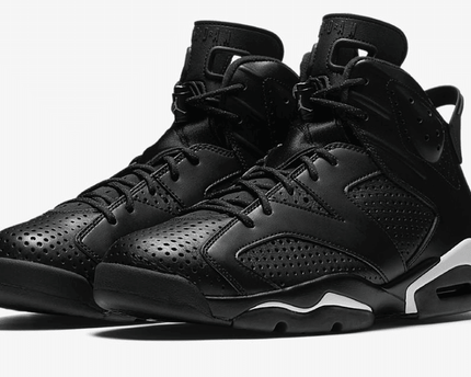 Men's Air Jordan 6 Black Cat Shoes