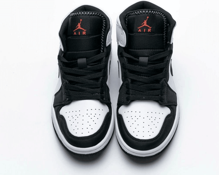 Men's Air Jordan 1 Mid SE Union Black Toe Shoes