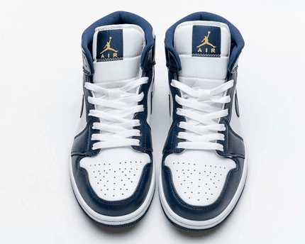 Men's Air Jordan 1 Mid Obsidian Shoes