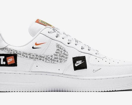 Men's Air Force 1 '07 Premium Low Just Do It White Shoes