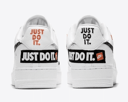 Men's Air Force 1 '07 Premium Low Just Do It White Shoes