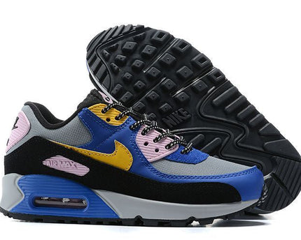 Men's Air Max 90 Blue Yellow Shoes