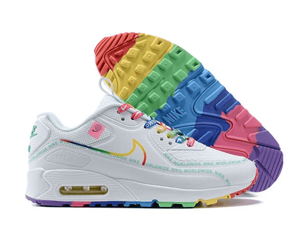 Men's Air Max 90 Worldwide Rainbow Shoes