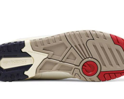Men's New Balance 550 Aime Leon Dore White Navy Red Shoes