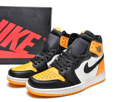 Men's Air Jordan 1 High OG Yellow Toe Shoes