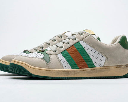 Men's Gucci Tennis 1977 Print White Sneaker Shoes