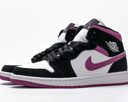 Men's Air Jordan 1 Mid Magenta Shoes