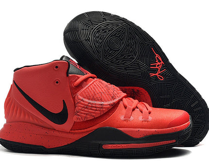 Men's Kyrie 6 Red Black Shoes