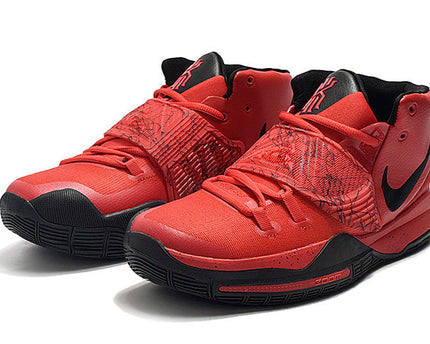 Men's Kyrie 6 Red Black Shoes
