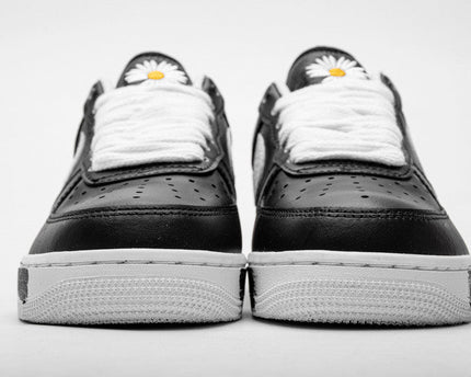 Men's PEACEMINUSONE X Air Force 1 Low Black White Shoes