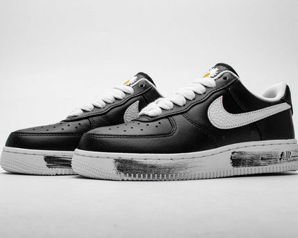 Men's PEACEMINUSONE X Air Force 1 Low Black White Shoes
