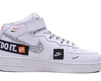 Men's Air Force 1 Mid Utility Just Do It White Shoes