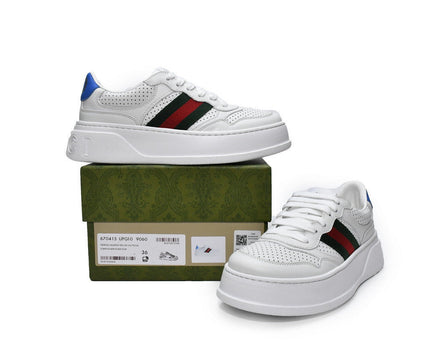 Men's Gucci Chunky GG Ribbon White Sneaker Shoes
