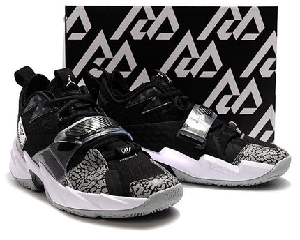 Men's Why Not Zero.3 Black Cement Shoes