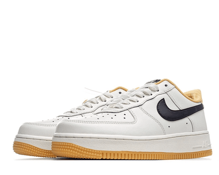 Men's Air Force 1 White Yellow Black Shoes