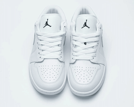 Men's Air Jordan 1 Low White Black Shoes