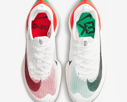 Men's Air Zoom Alphafly NEXT% White Red Green Shoes