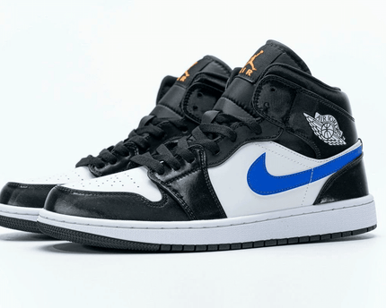 Men's Air Jordan 1 Mid Astronomy Blue Shoes