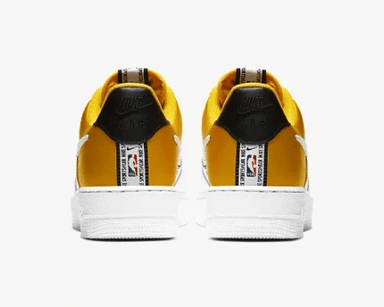 Men's Air Force 1 '07 LV8 Low NBA Gold Shoes