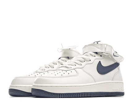Men's Air Force 1 Mid Milk White Shoes
