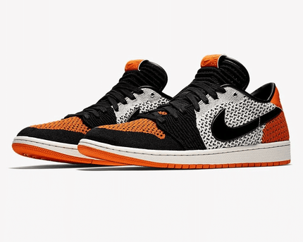 Men's Air Jordan 1 Low Flyknit Shattered Backboard Shoes