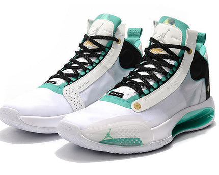 Men's Air Jordan 34 XXXIV White Green Shoes