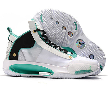 Men's Air Jordan 34 XXXIV White Green Shoes