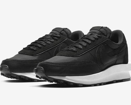 Men's LDC Waffle X Sacai Black Nylon Shoes
