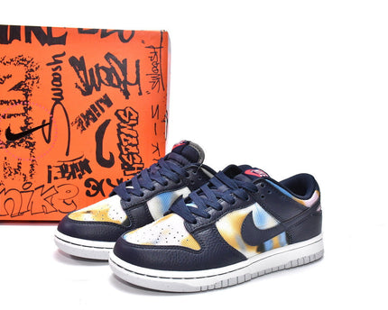 Men's SB Dunk Low Graffiti Navy Shoes
