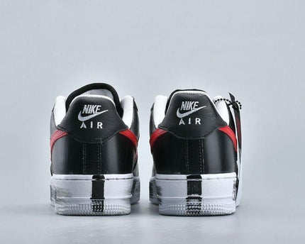 Men's PEACEMINUSONE x Air Force 1 G-Dragon Para Noise Black Red Shoes