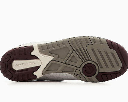 Men's New Balance 550 Burgundy Cyan Shoes
