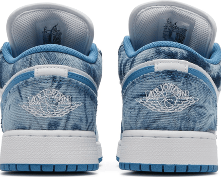 Men's Air Jordan 1 Low Washed Denim Shoes